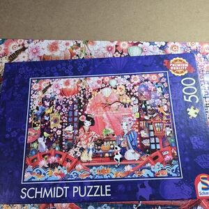 Schmidt Puzzle 500-Piece Colorful Asian Scene